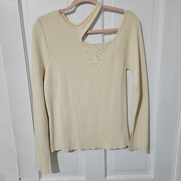 Topshop Knit Cut Out Top - Picture 2 of 7